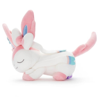 Officiële Pokemon knuffel Sylveon sleeping friends  +/- 24cm (lang) Takara tomy